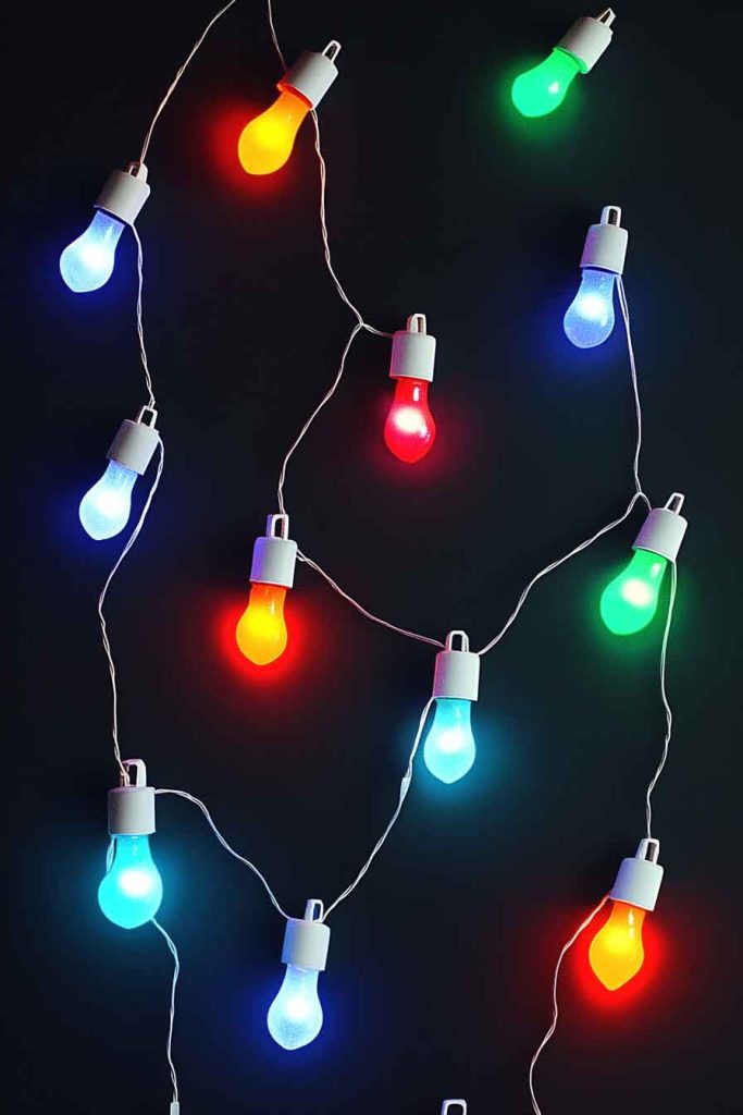 Christmas Lights String Design