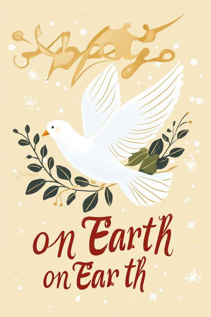  "Peace on Earth" Dove Design