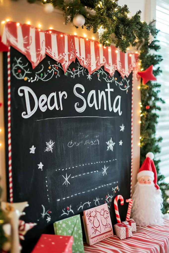 "Dear Santa" Letter Board