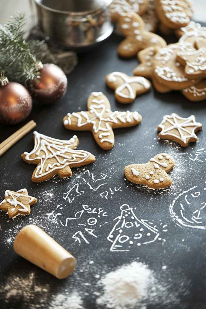 Christmas Cookie Recipe Display