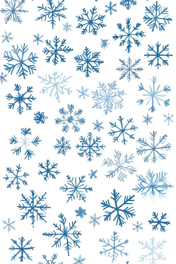 Snowflake Pattern Background