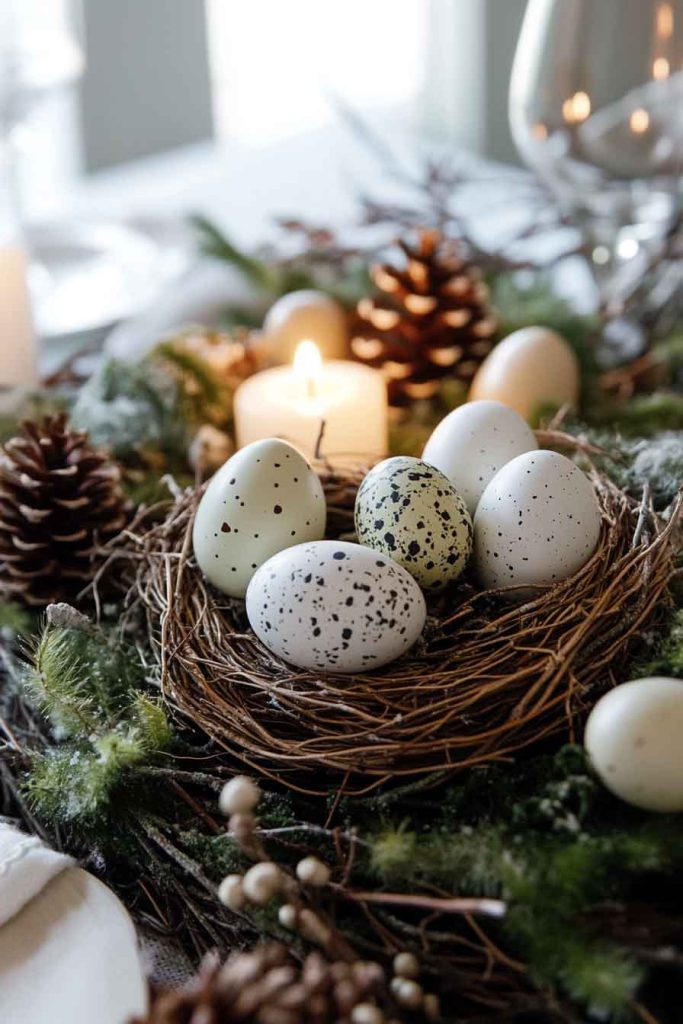 Natural Woodland Nest Display