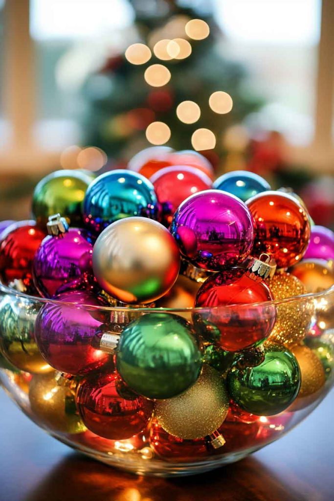 Vibrant Rainbow Ornament Bowl