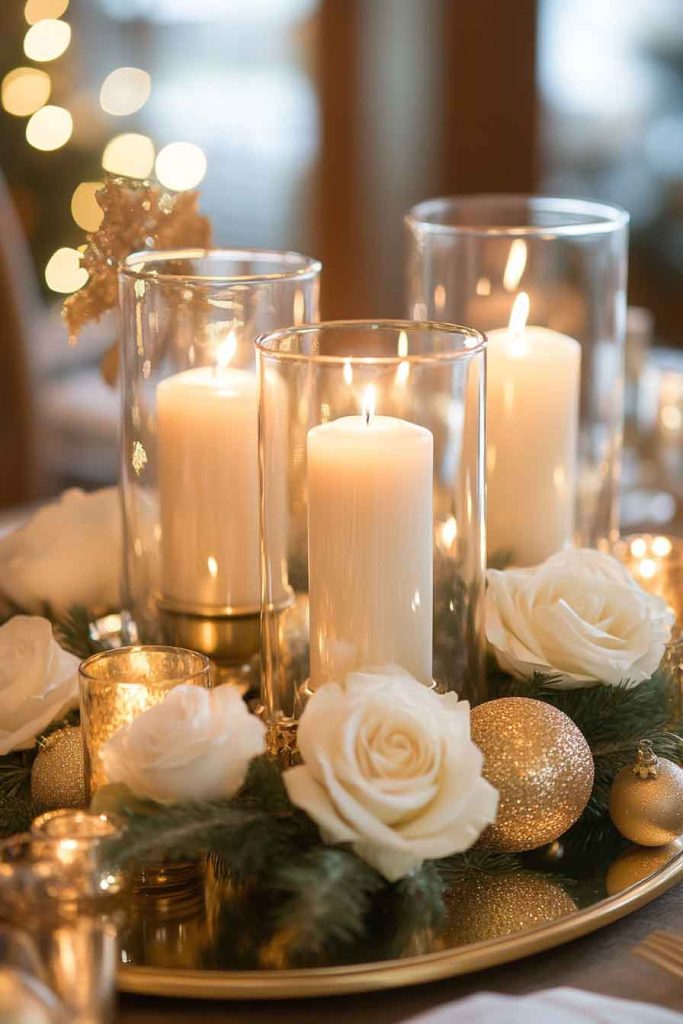 Elegant Champagne and Gold Display