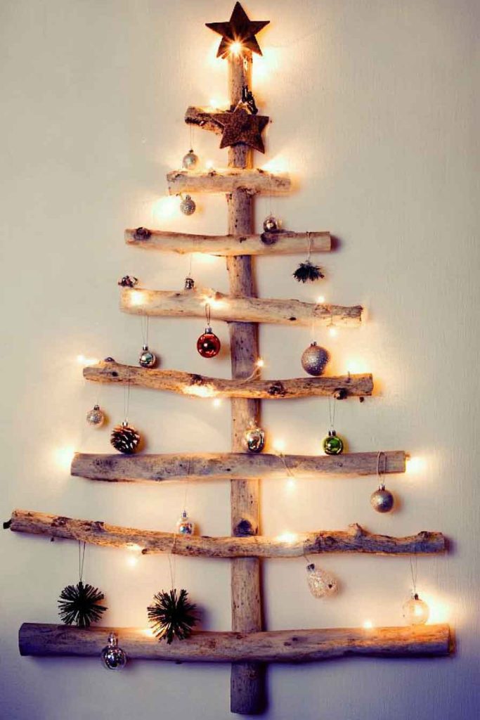 Rustic Wooden Christmas Tree