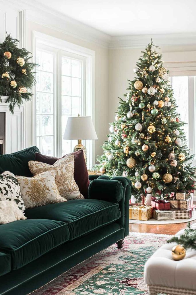 Green Velvet Accents