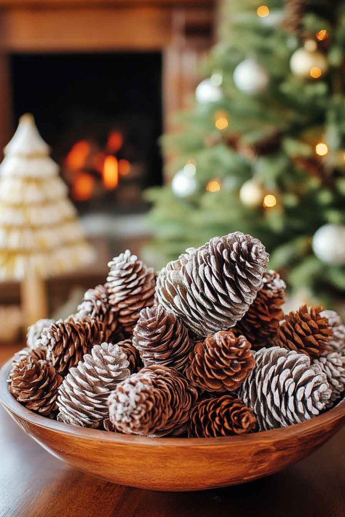 Natural Pinecone Decorations