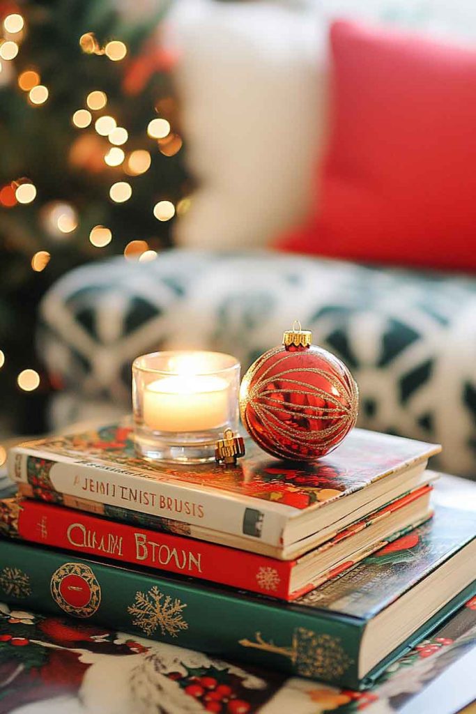 Christmas Books Display