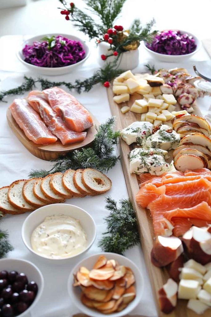 Scandinavian-Inspired Christmas Smorgasbord