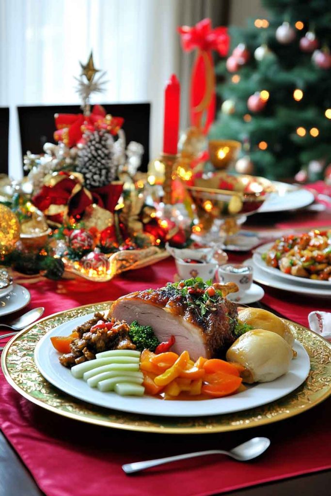 Asian Fusion Christmas Dinner