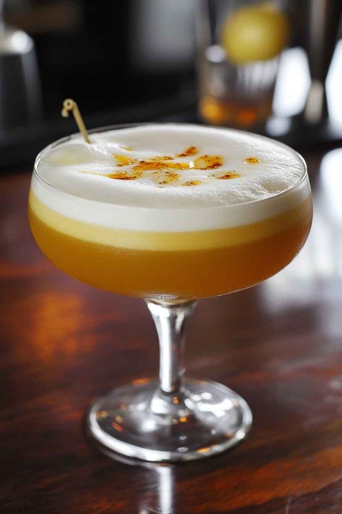 Maple Bourbon Sour