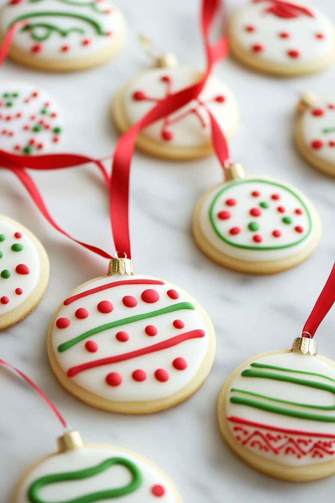 Sugar Cookie Christmas Ornaments