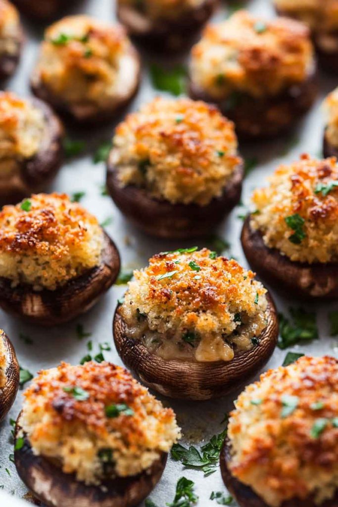 Stuffed Mushroom Caps