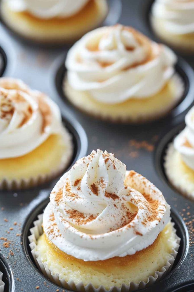 Eggnog Cheesecake Bites