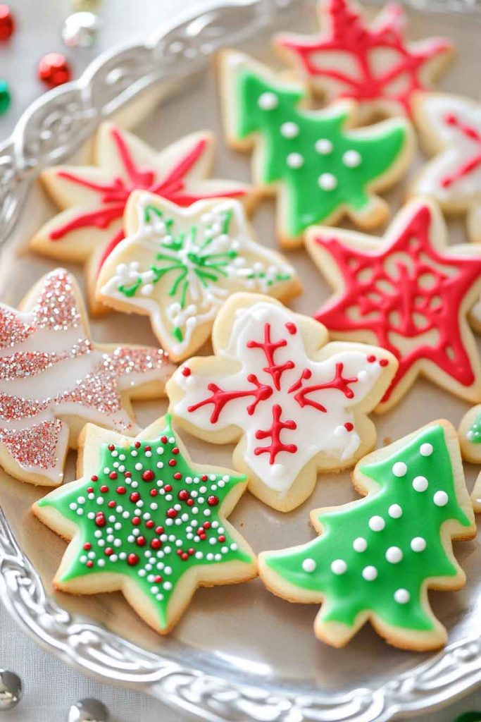 Simple Christmas Sugar Cookies