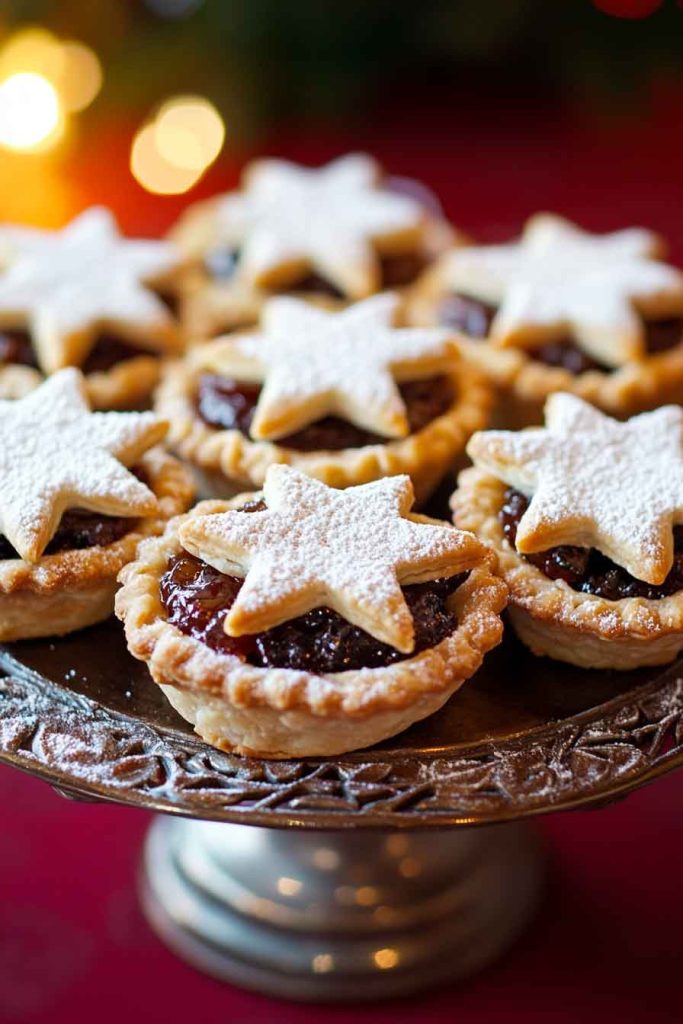 Traditional Mince Pies with Star Tops
