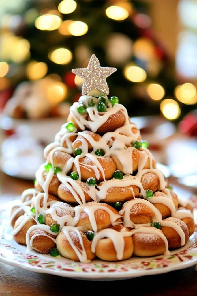 Cinnamon Roll Christmas Tree
