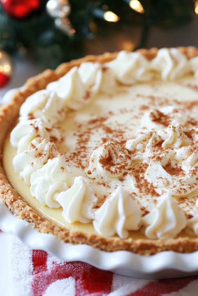 Eggnog Cream Pie