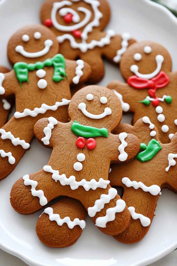 Gingerbread Cookies with Royal Icing