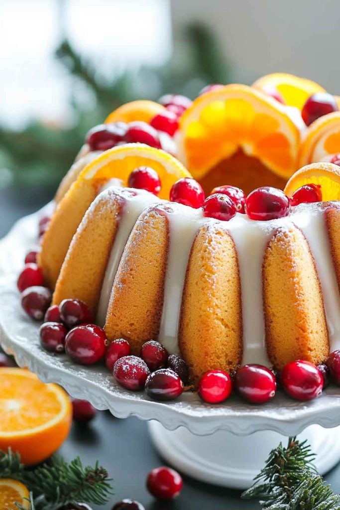Cranberry Orange Bundt Cake