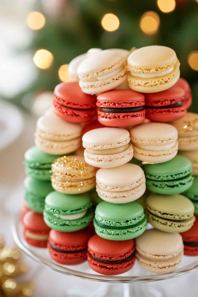 Christmas Macarons