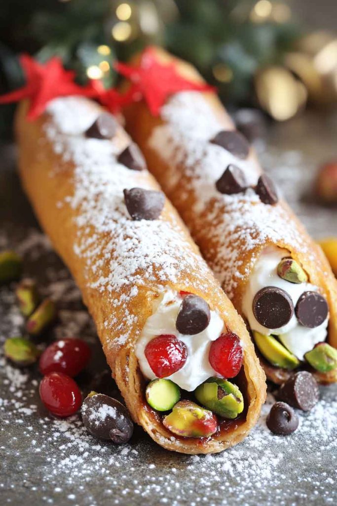 Christmas Cannoli