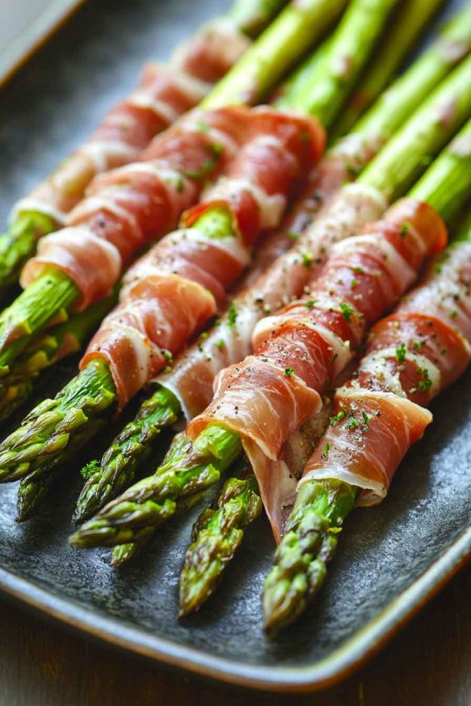 Crispy Prosciutto-Wrapped Asparagus Spears