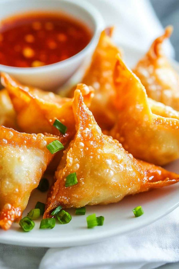 Creamy Crab Rangoon with Sweet Chili Sauce