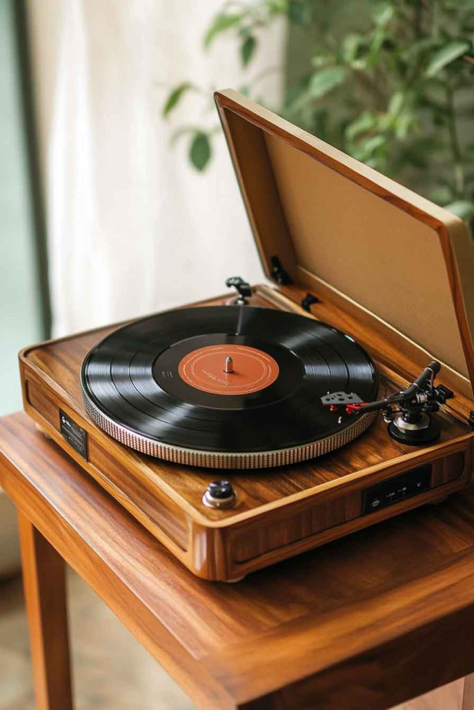 Vintage-Style Record Player