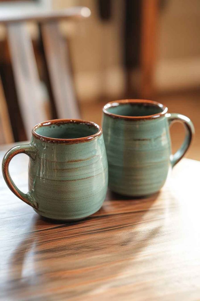 Handmade Pottery Mug Set