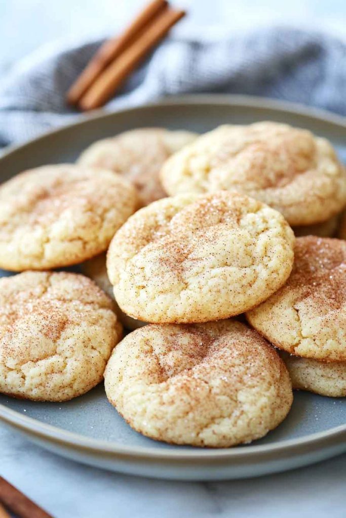 Snickerdoodles with Cinnamon Sugar Coating