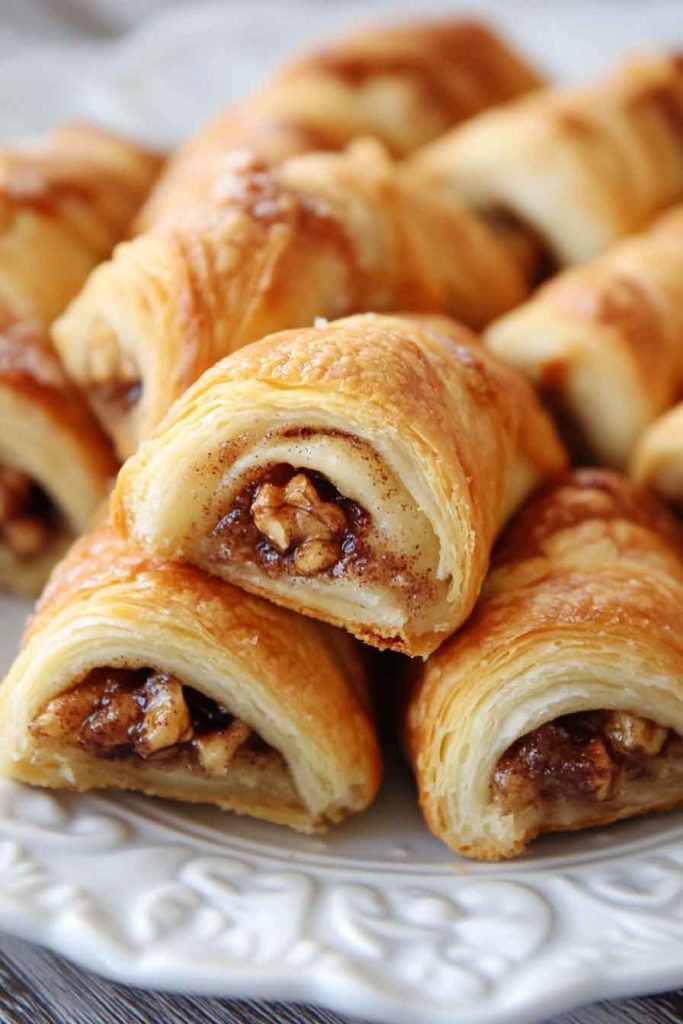 Rugelach with Cinnamon Walnut Filling