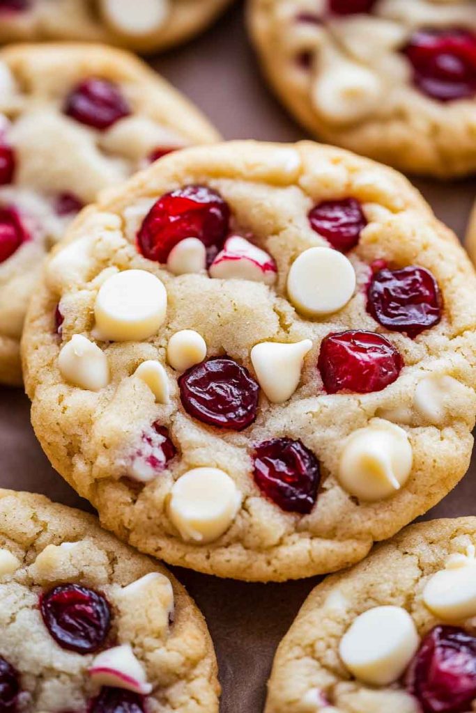 White Chocolate Cranberry Cookies