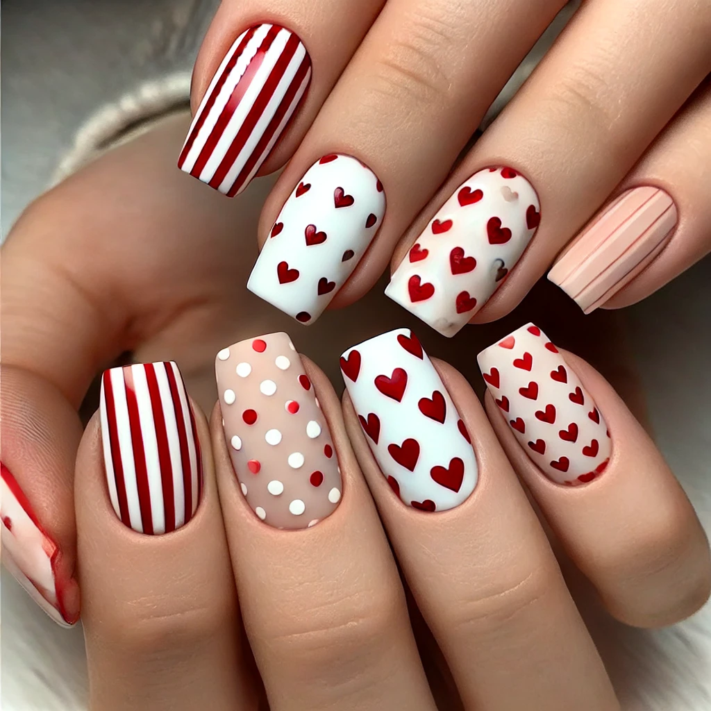 Mix & Match Hearts and Stripes 