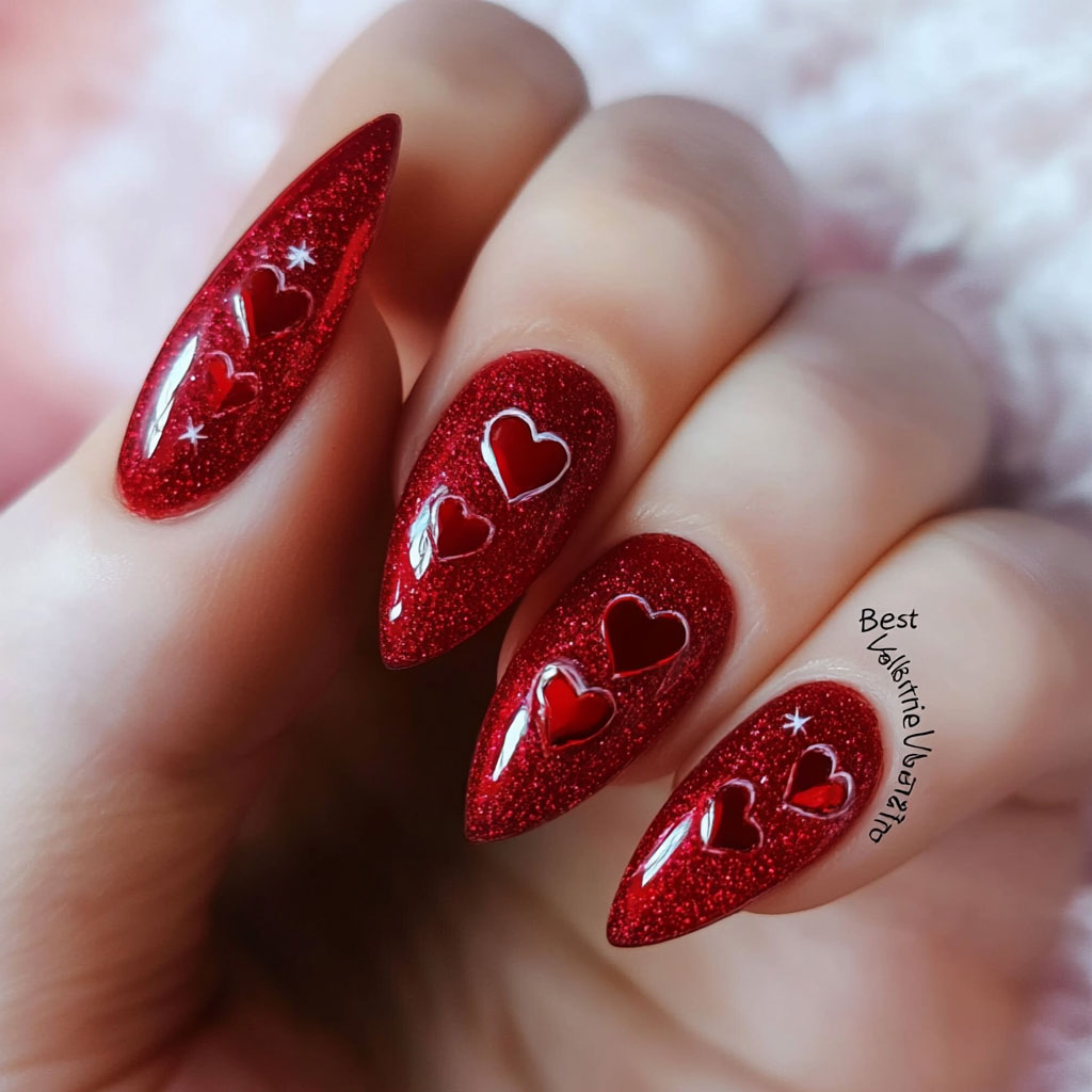 Best 30 Valentine Nails Art