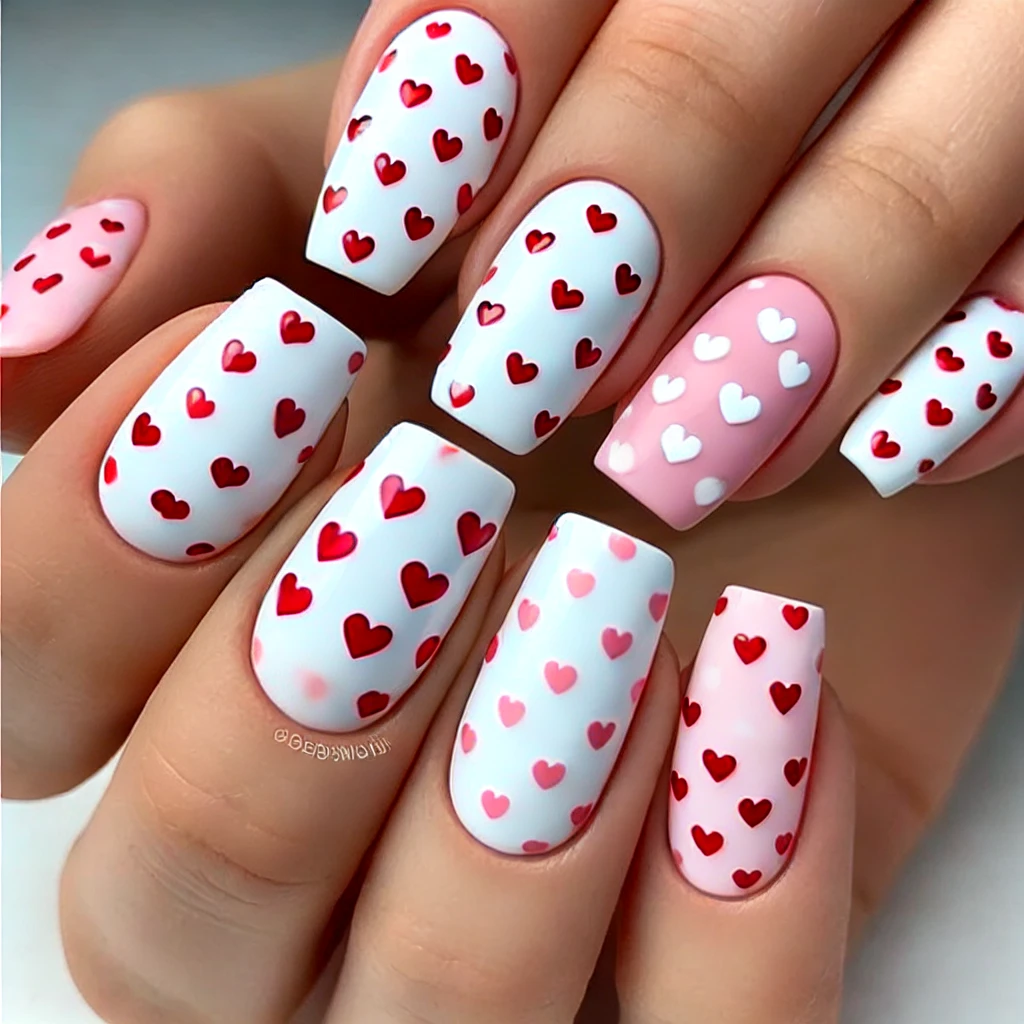  Polka Dots & Hearts Combo