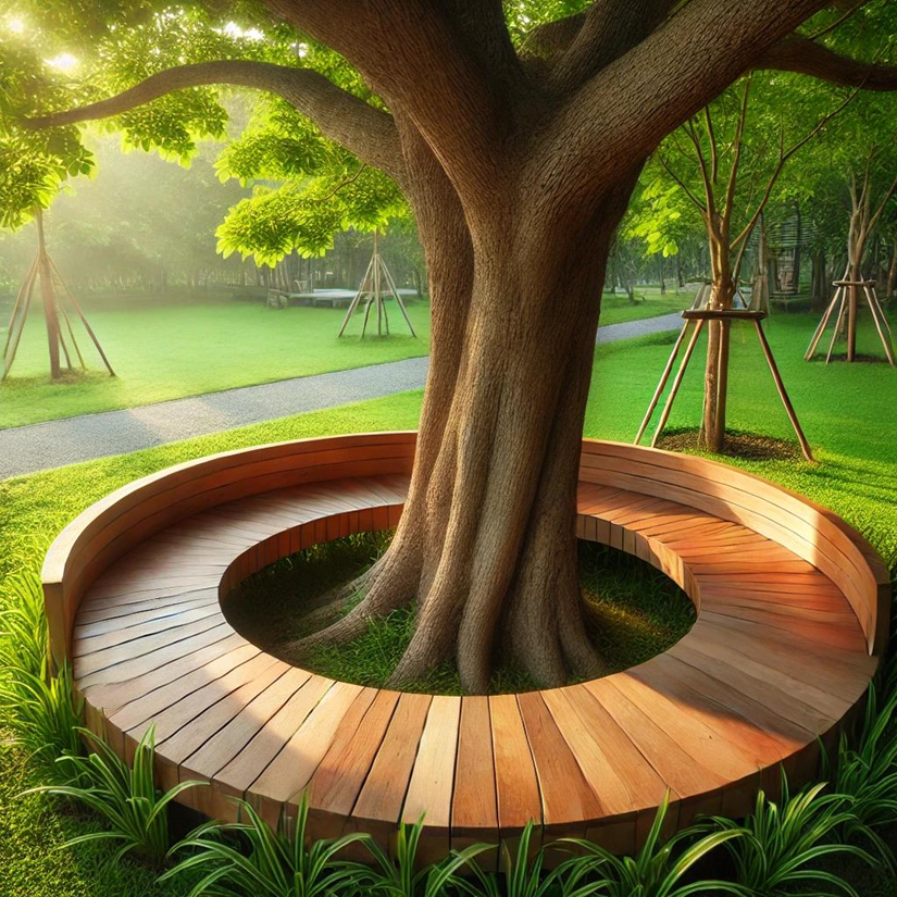 Tree Bench (360° Wraparound)