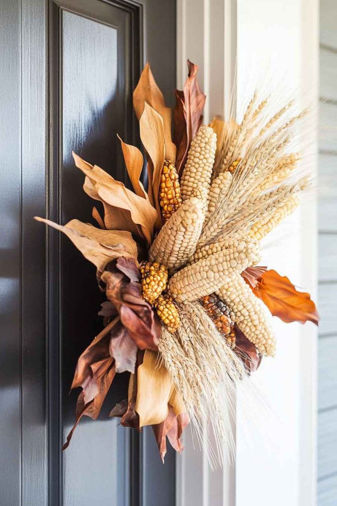 Incorporate Dried Corn and Wheat