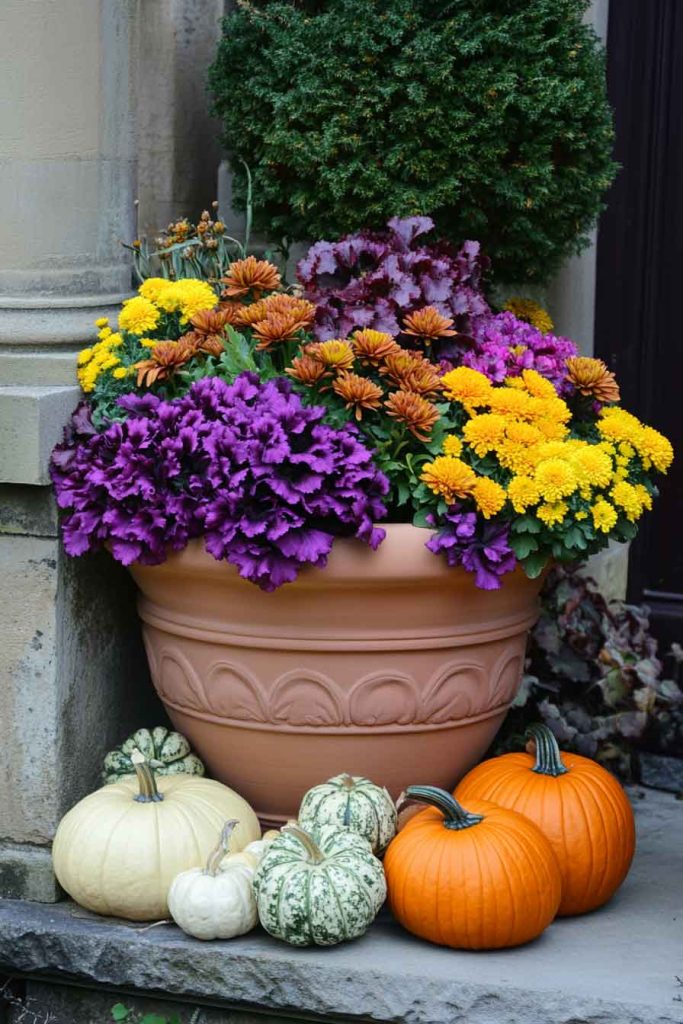 Outdoor Fall Planters