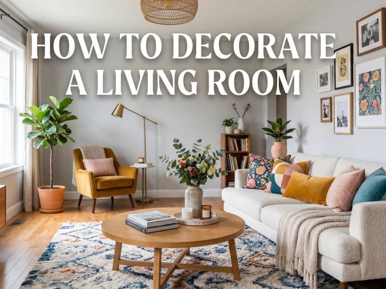 How to Decorate a Living Room